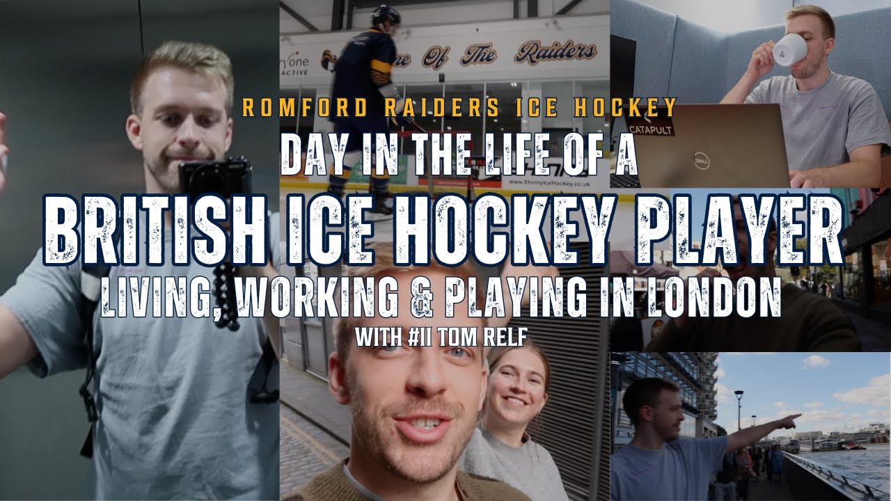 DAY IN THE LIFE | British Ice Hockey player living, working & playing in London | With #11 Tom Relf