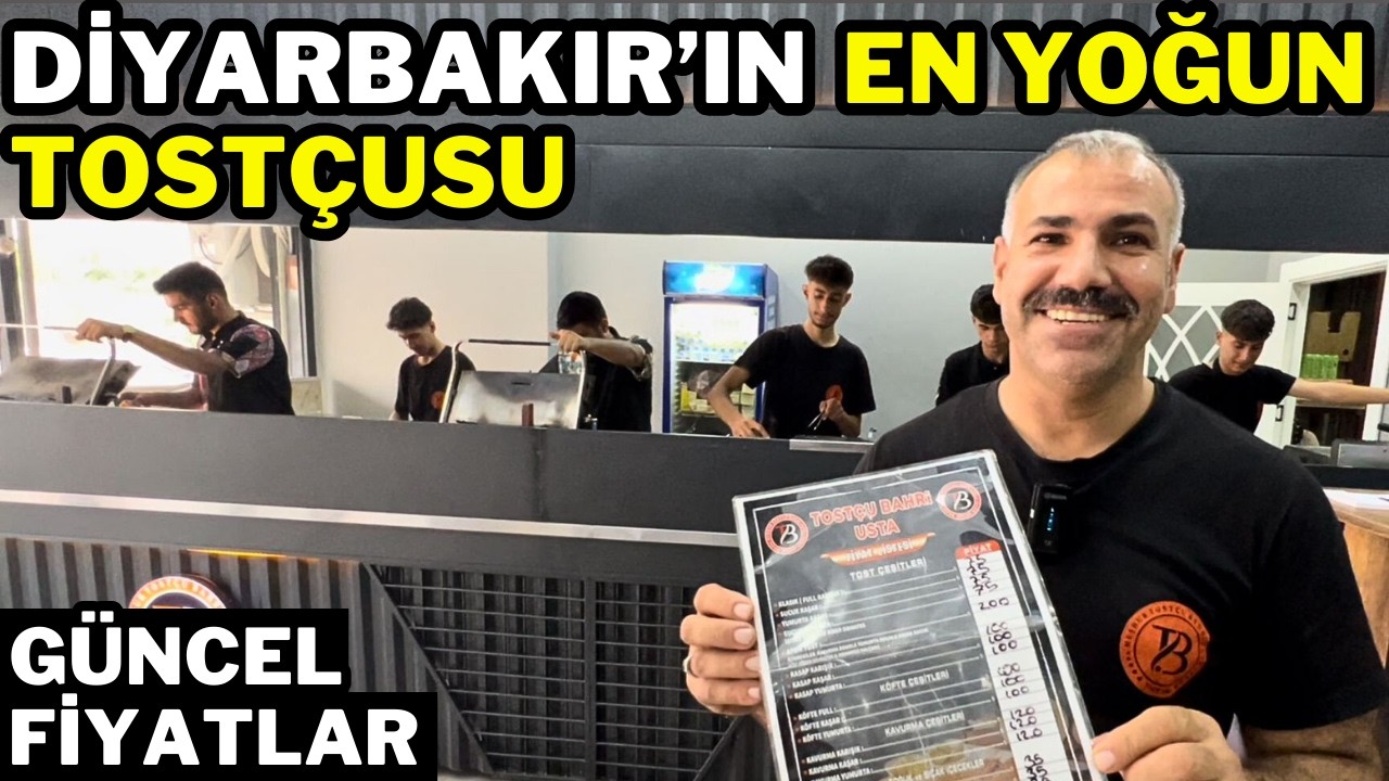 Diyarbakır'da 20 Yıllık Tostçu Güncel Fiyatlar
