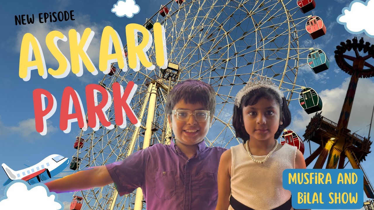 Askari Amusement Park Karachi 👍  Musfiraandbilalshow #askaripark #karachi 