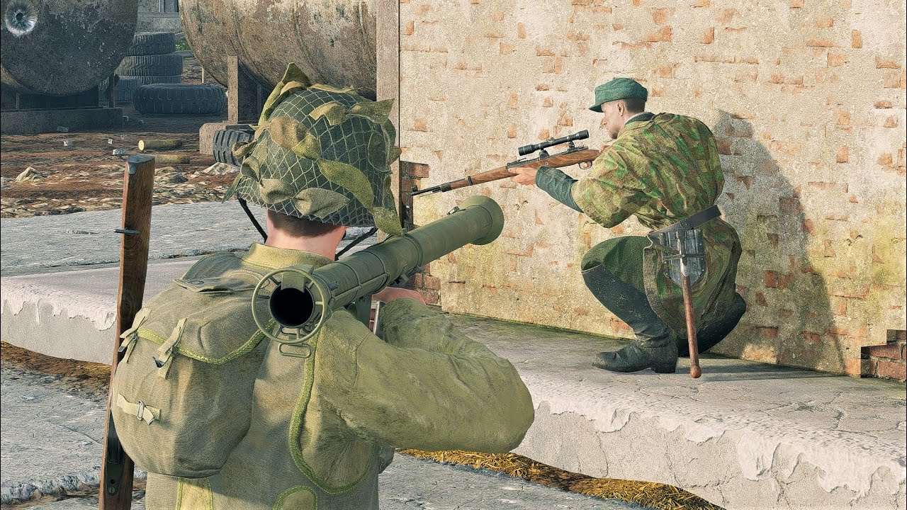 Enlisted Gameplay - U.S. Forces vs German Forces - Airfield East - Invasion of Normandy