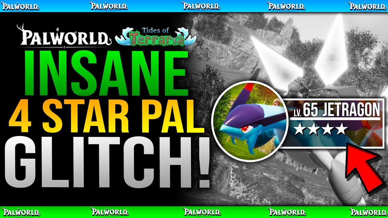 AMAZING GLITCH to 4 STAR CONDENSE ALL PALS / MAX LEVEL in Palworld Tides Of Terraria