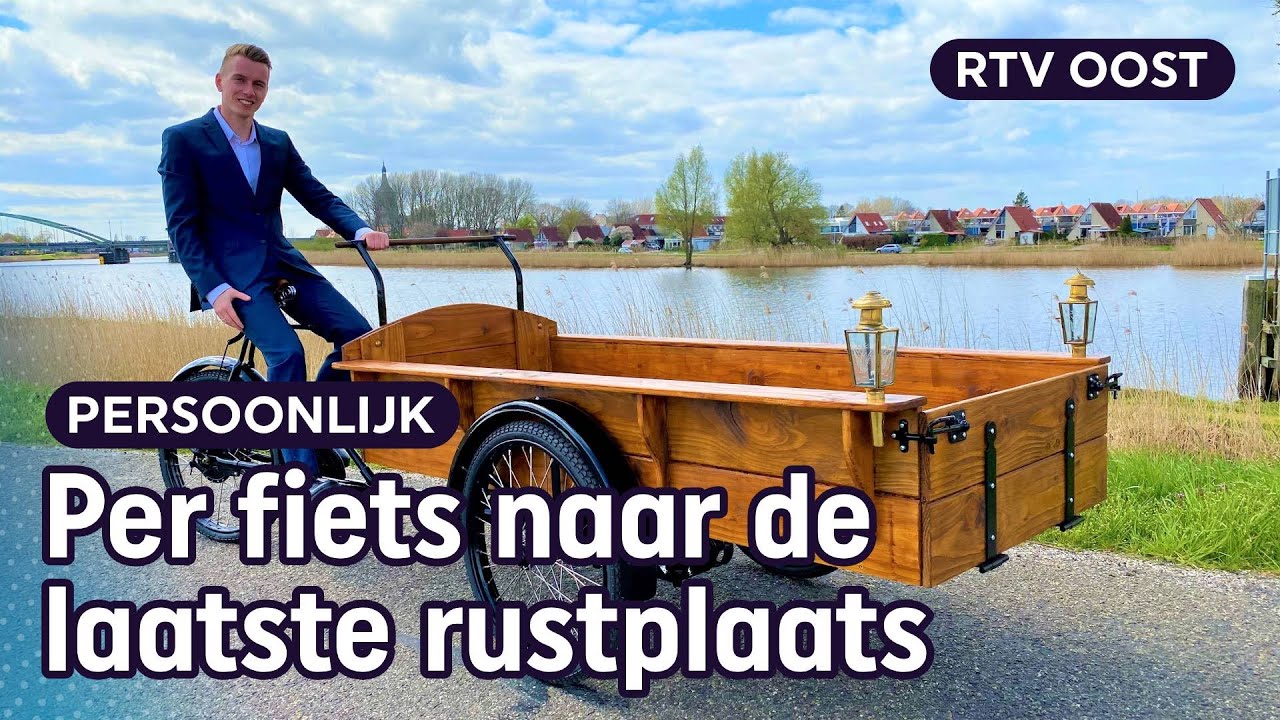 Jeroen (24) bouwde een bakfiets voor grafkisten | RTV Oost