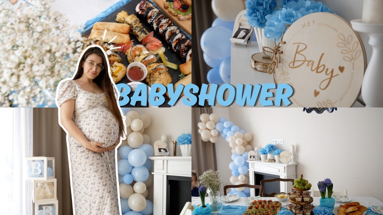 Mąż zorganizował mi piękne Baby Shower 🧸🤰🏻 Prezenty na Babyshower 💙