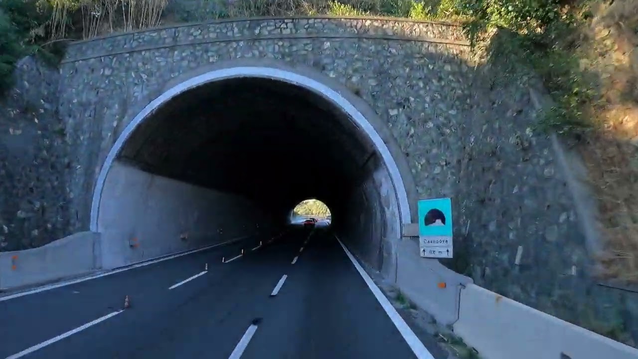 Italia. Liguria. Savona - Genova. Autostrada10.  07.2022. Truck Driving.