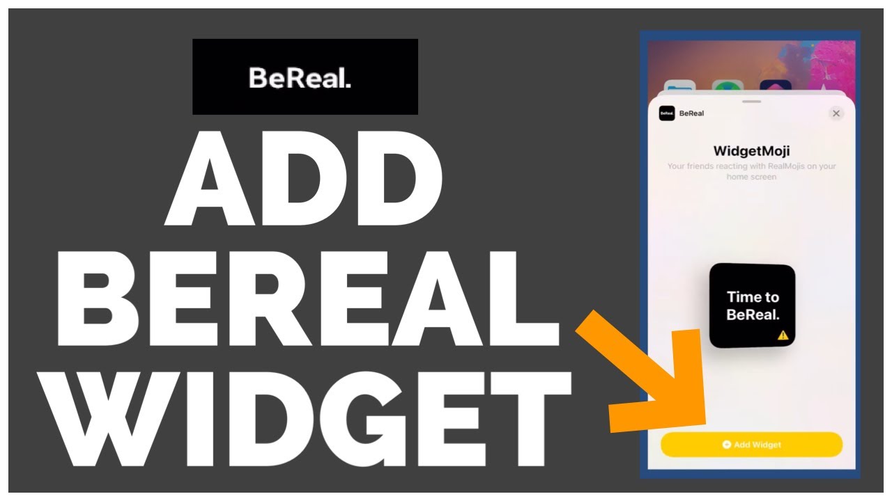 How to Add a BeReal Widget on iPhone? Add BeReal Widget iPhone 2022