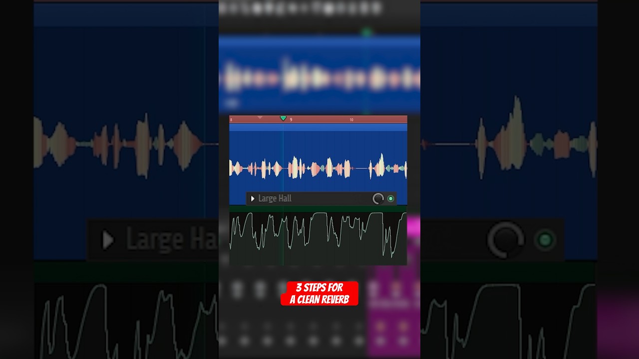 3 STEPS FOR CLEAN REVERB | in 20Secs 👀 #flstudio #flstudioproducer #flstudiotips #musicproducer