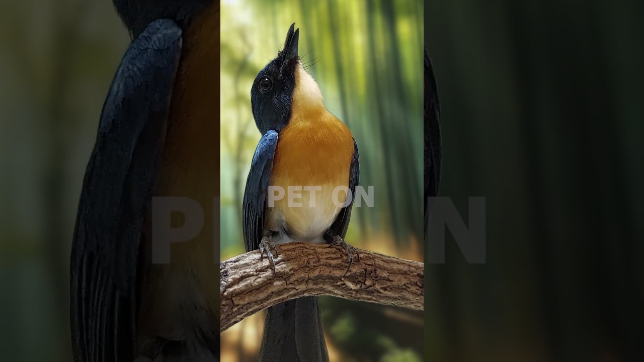 Tickell's blue flycatcher Singing E27 #birdsinging #flycatchers #tledekangunung