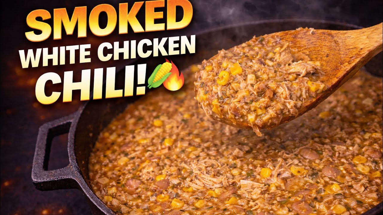 Копчёная мексиканская уличная кукуруза, белый куриный чили 🔥🔥