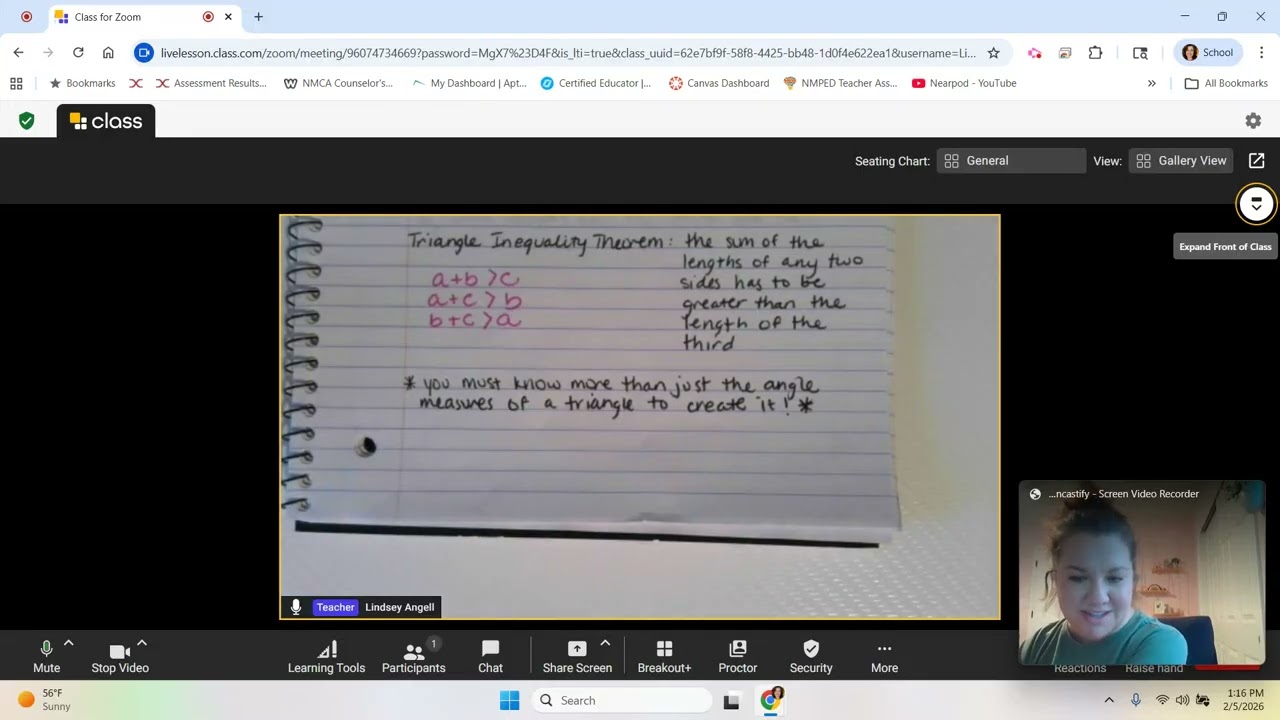 7B Unit 4 Review: Triangles