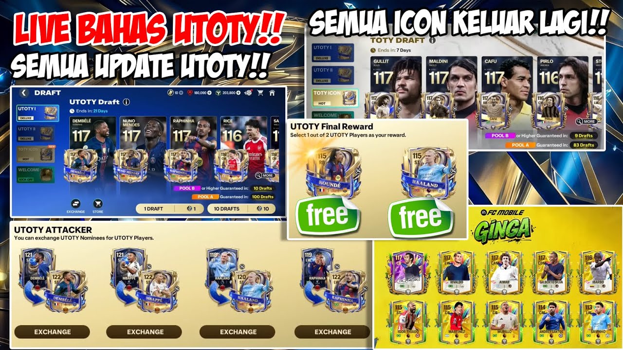 LIVE BAHAS UTOTY YANG RADA RADA NIH BRO | REVIEW & MABAR SQUAD EA SPORTS FC MOBILE 2026 SAWERIA ON