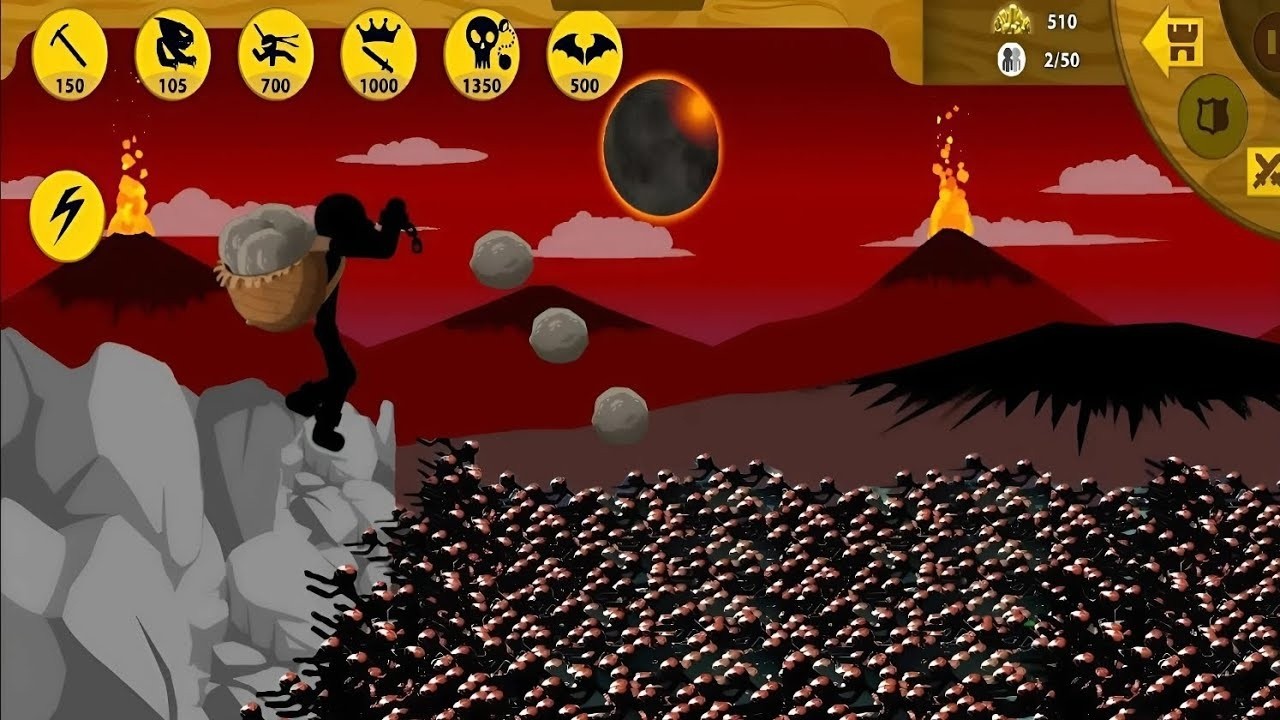 GIANT ENSLAVED EPIC BATTLE VS 99999999999 ARMY ZOMBIE  - Stick War Legacy Mod Vip