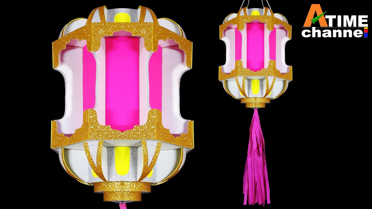 Akash Kandil making at Home | Beautiful diwali lantern making | Diwali decoration ideas/DIY craft