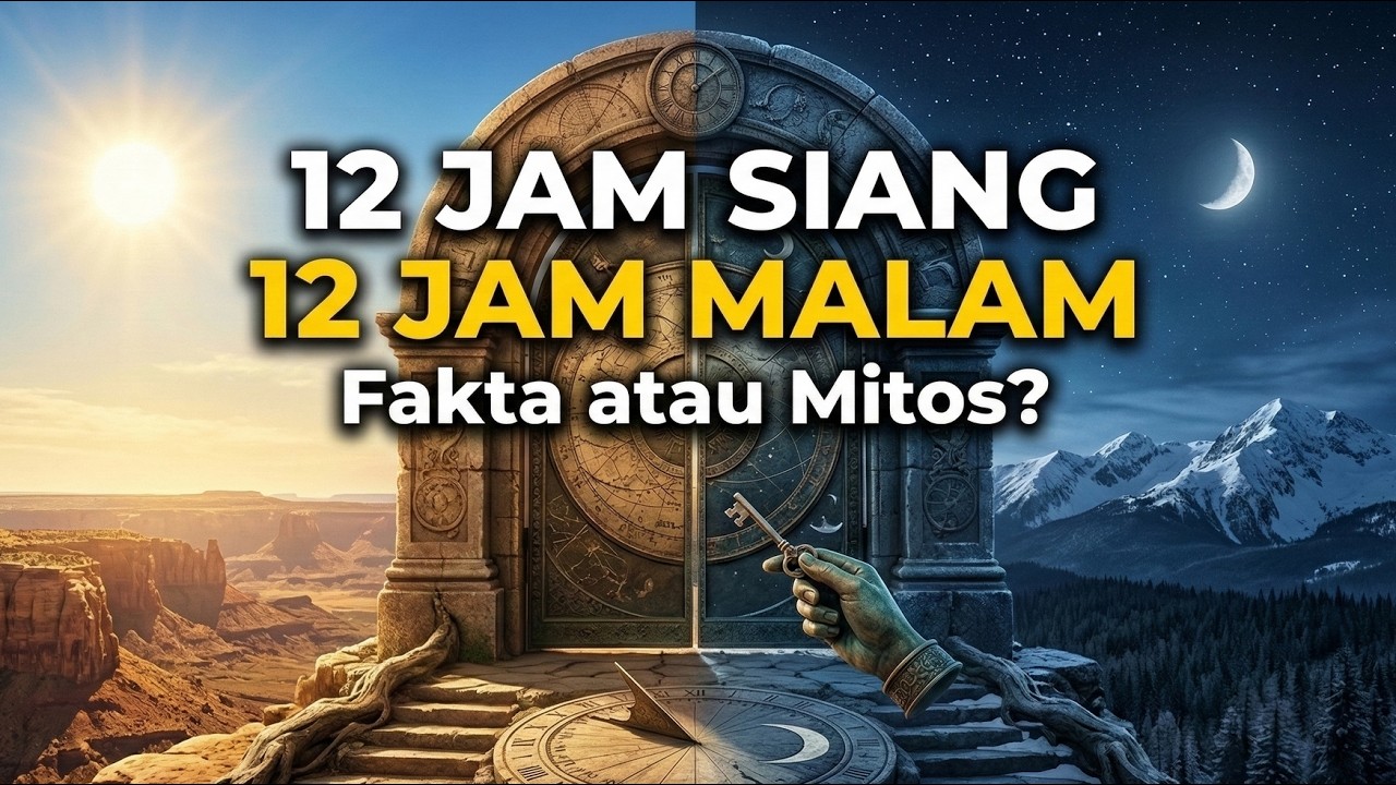 Benarkah 1 Hari 12 Jam Siang 12 Jam Malam? | Jam Yang Sama Waktu Yang Berbeda
