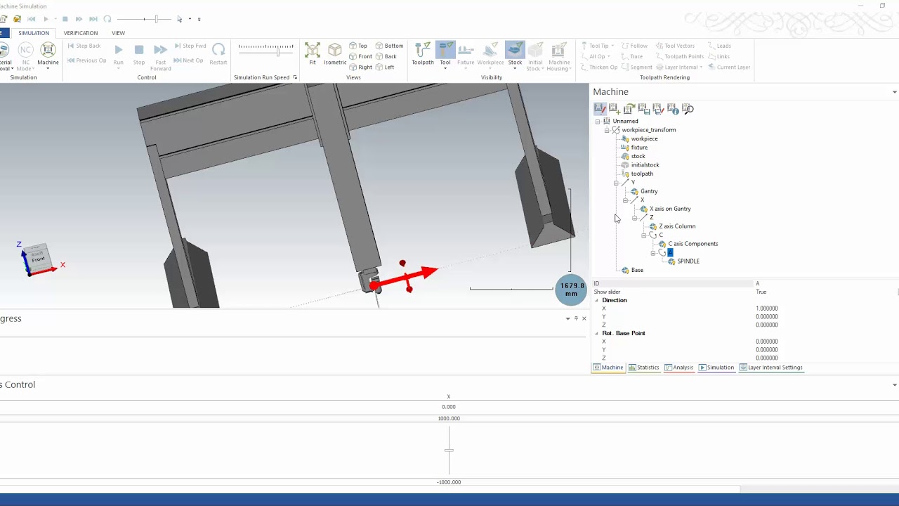 Building a Head/Head 5axis machine Mach Sim - Mastercam