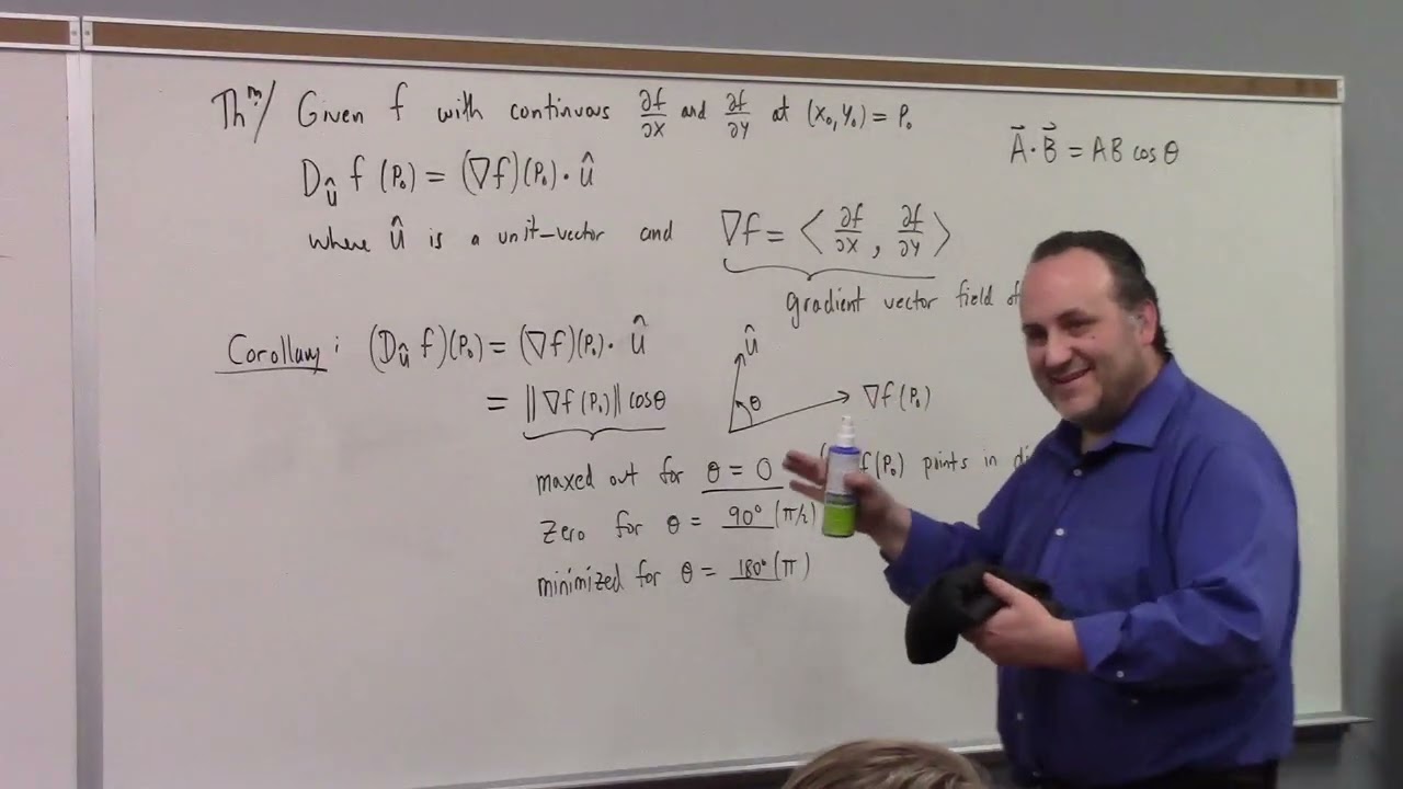 Multivariate Calculus: multivariate limit calculation, directional derivative, 2-12-26 part 2
