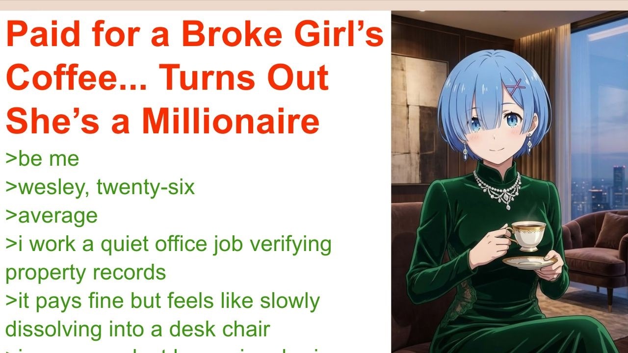 Paid for a Broke Incompetent Girl’s Coffee.. Turns Out She’s a Millionaire | 4chan Greentext Stories
