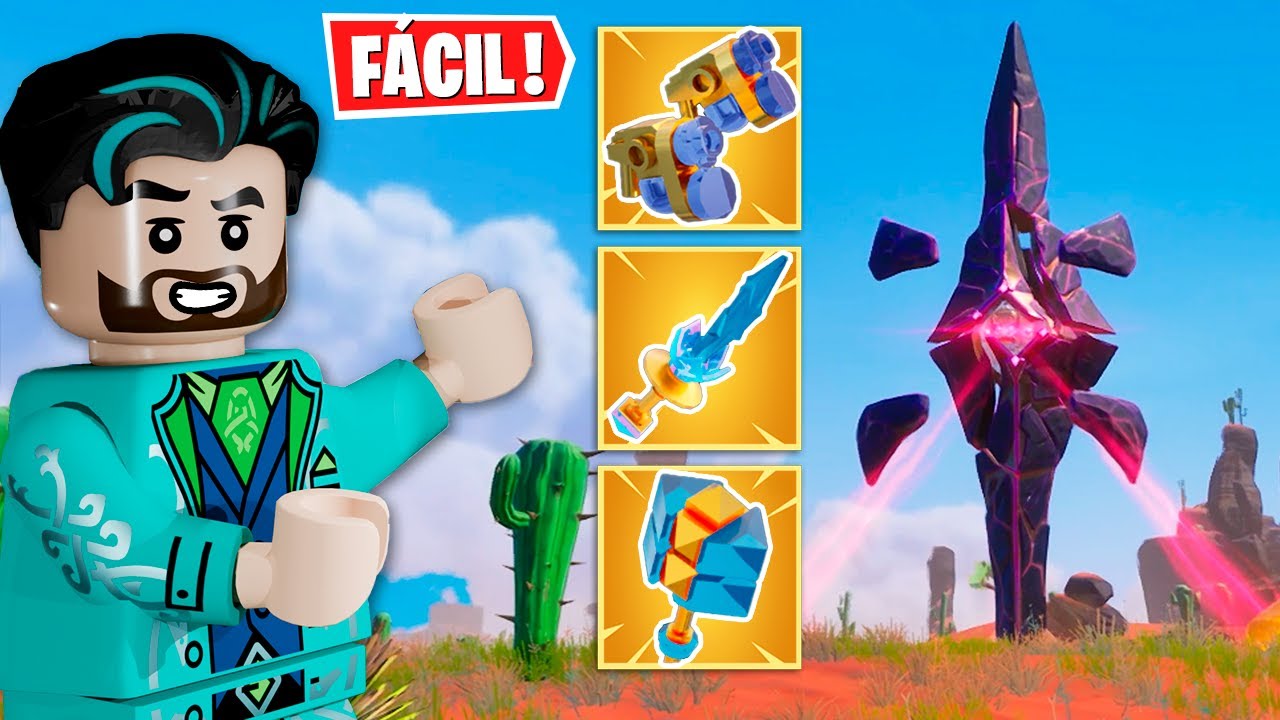 Como Desbloquear as MELHORES Armas do LEGO Fortnite Odyssey