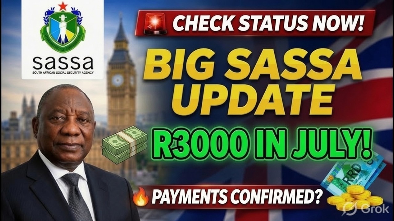 💰 R3,000 SASSA Grant Confirmed For July 2026!! &ndash; Check Payment Dates, Status, Fact Check