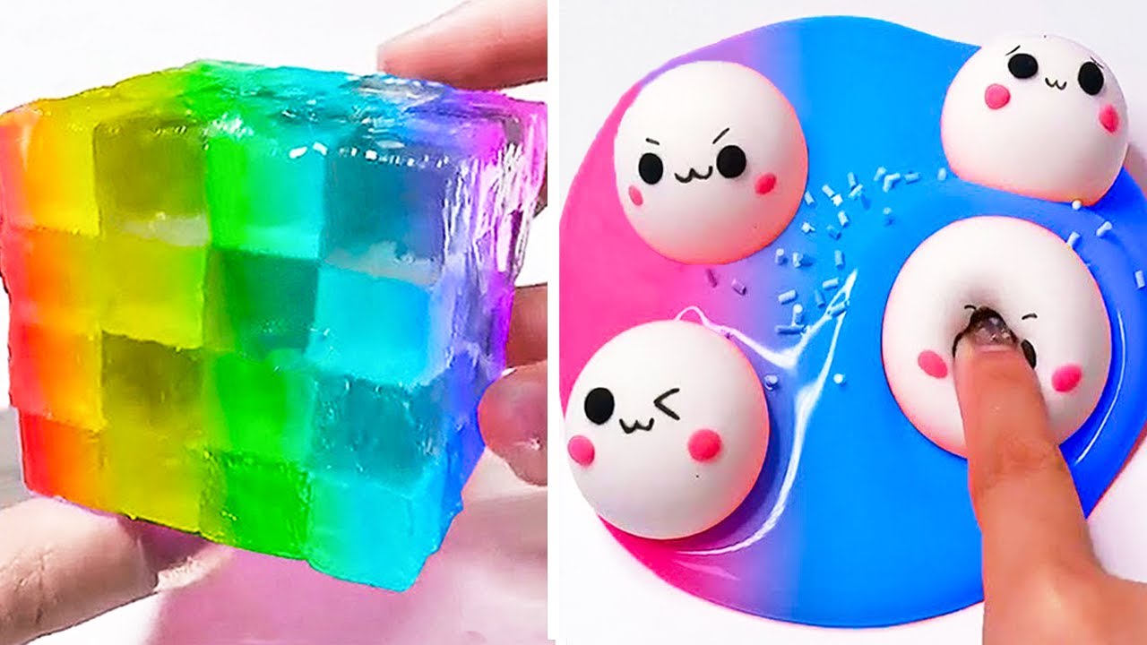 Slime ASMR that's So Satisfying You'll Keep Watching! Relaxing Slime Video..  3059
