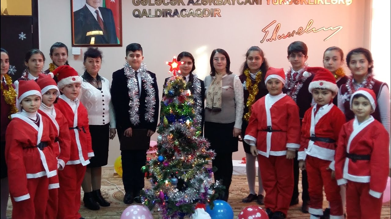 Şəki 14saylı məktəb. Yeni il-2017. Təşkilatçılar:Direktor müavi-S. Əliəsgərova,musiqi m.-K.Məmmədova