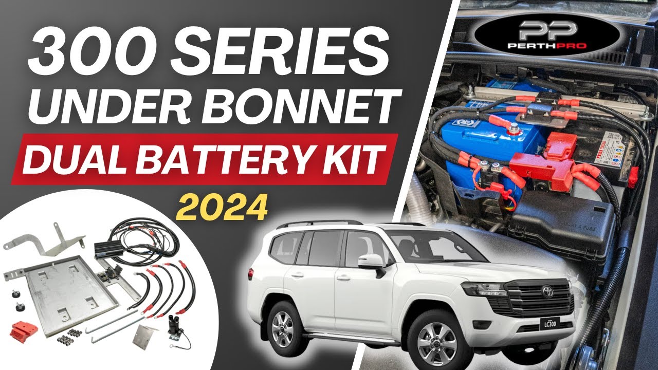 300 Series Under Bonnet Dual Battery Kit (Use Factory Battery !)