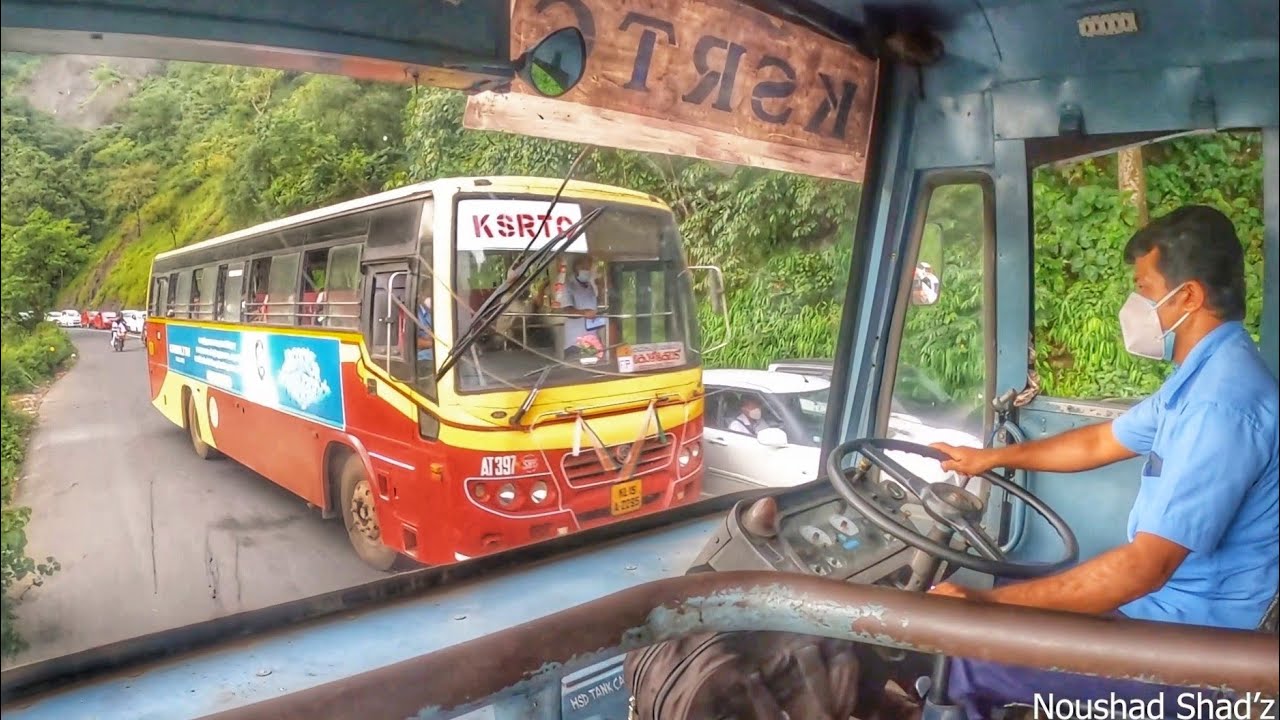 IDIOT CAR DRIVERS AND BUS DRIVER BLOCKING KSRTC BUS IN DANGEROUS WAYANAD GHAT'S HAIRPIN BENDS #ksrtc