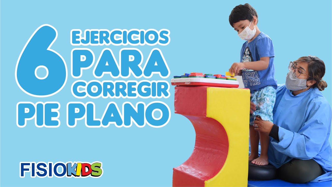 Ejercicios para corregir el pie plano con FISIOKIDS