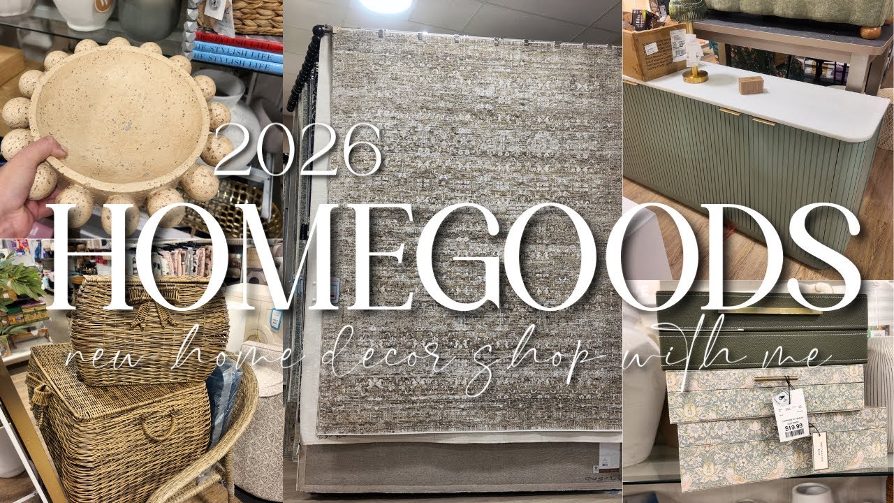 NEW HOMEGOODS NEW HOME DECOR 2026 \\ HOMEGOODS SHOP WITH ME!
