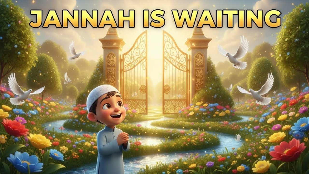 Jannah Is Waiting🌸 Beautiful Islamic Nasheed for Kids Without Music | Islamic Songs For Kids