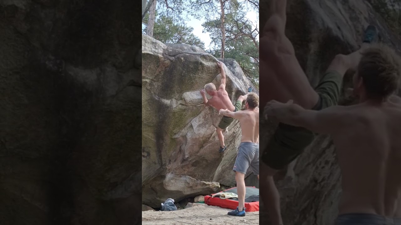 Gaïa 7c+ 7c Rocher Brûlé Fontainebleau
