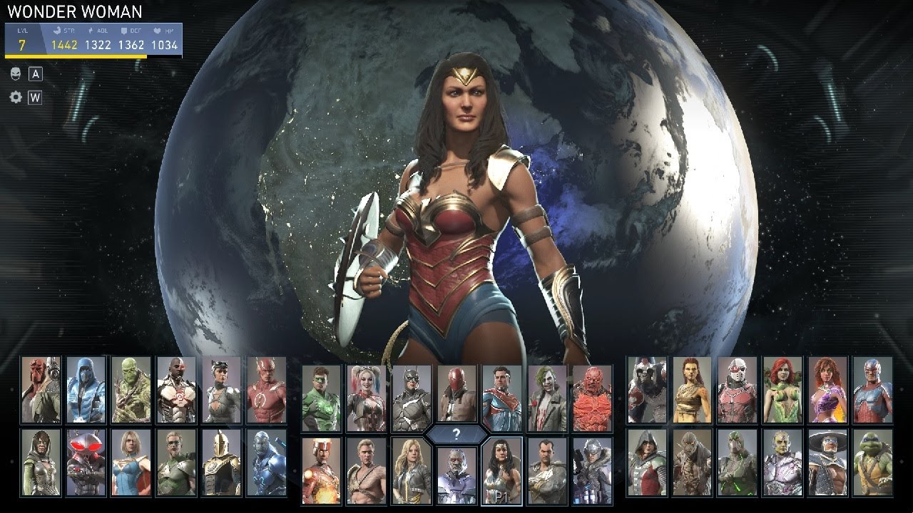 [Injustice 2] Gameplay - Battle Simulator / Wonder Woman
