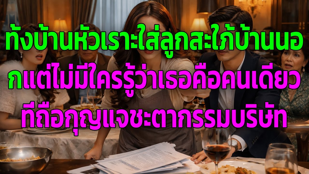 ทั้งบ้านหัวเราะใส่ลูกสะใภ้บ้านนอก แต่ไม่มีใครรู้ว่าเธอคือคนเดียวที่ถือกุญแจชะตากรรมบริษัท