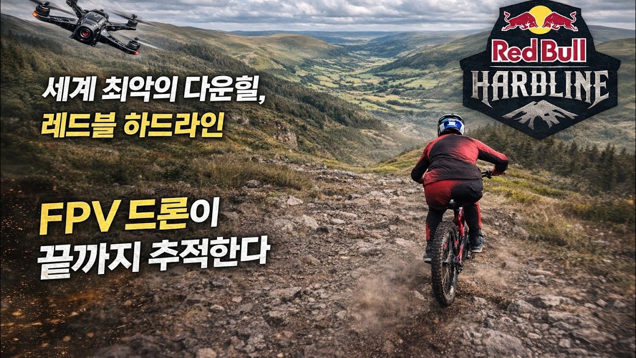 세계에서 가장 험난한 다운힐 레이스로 알려진 Red Bull Hardline MTB라이딩  동영상