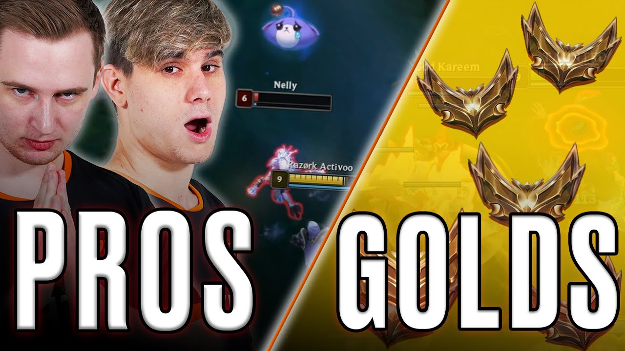 CAN 5 GOLD PLAYERS BEAT 3 LEAGUE PROS?
