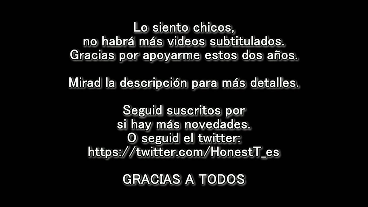 Anuncio importante