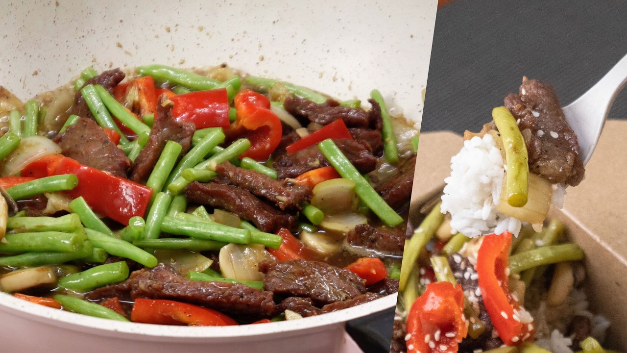 Panda Express Black Pepper Angus Beef Steak | Chinese Takeout Recipe | Homemade