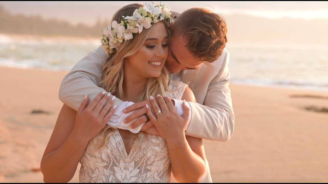 Papa'iloa Beach Wedding | North Shore, Oahu