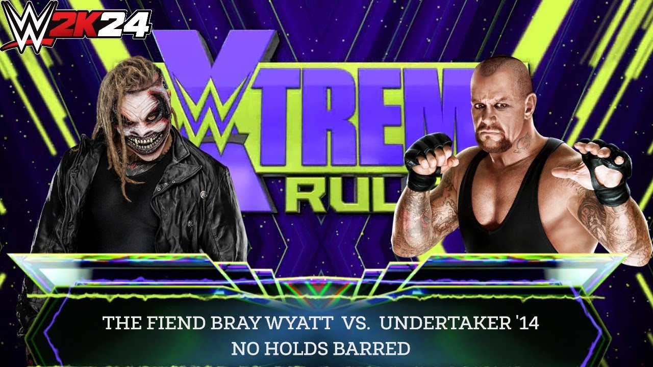 Full Match - The Fiend vs Undertaker '14: No Holds Barred Match at Extreme Rules | WWE 2k24 