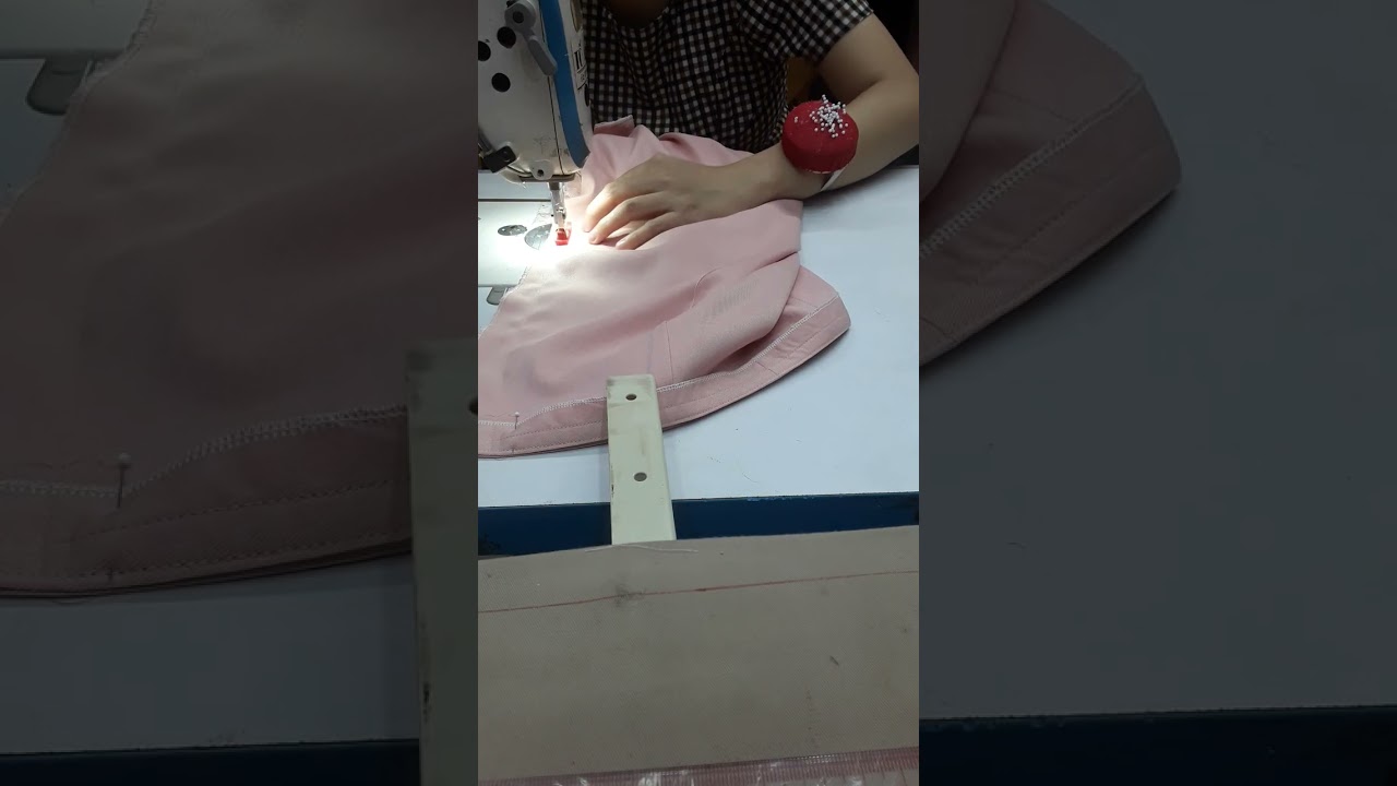 Bài 1 - phần 8 - hướng dẫn may quần áo dài - ráp đường cong đáy thân trước & thân sau 