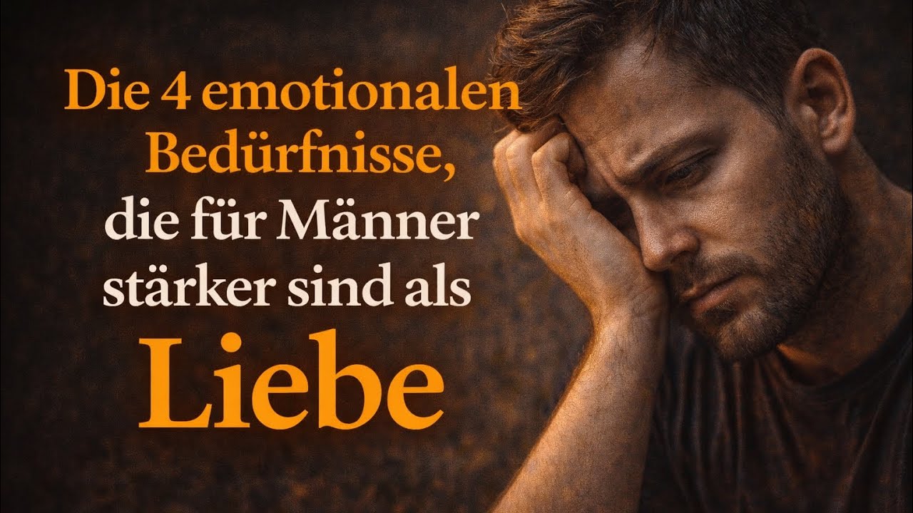Die 4 emotionalen Bedürfnisse,die für Männer stärker sind als Liebe || Psychologie & Wahrheit
