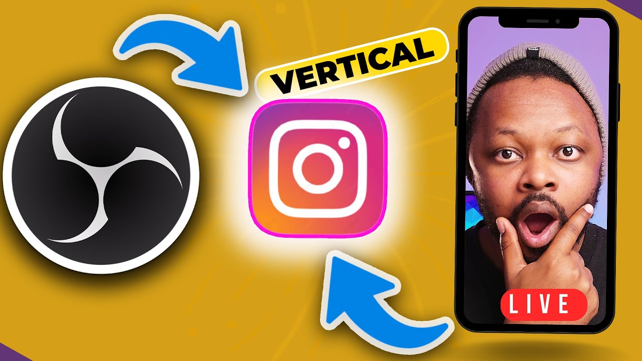 2024 Live Stream to INSTAGRAM with OBS from a Computer in VERTICAL Mode