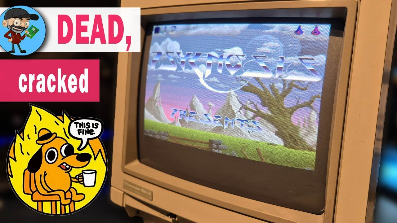 Dead Commodore 1084s Monitor restoration
