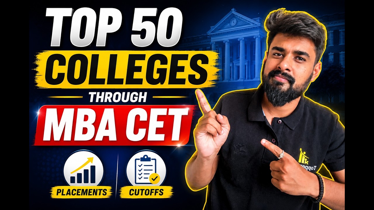 🎯🎯Top 50 Colleges in MBA CET| 🚨Cut-offs & Avg Packages | MBA CET 2026 Result Date