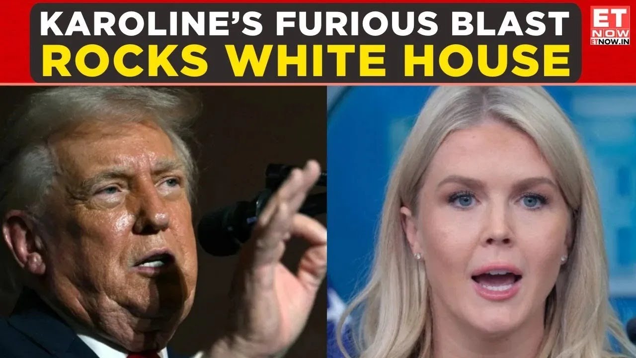 LIVE: White House Shaken As Karoline Snaps, Fiery Outburst Sparks Chaos & Controversy | US News