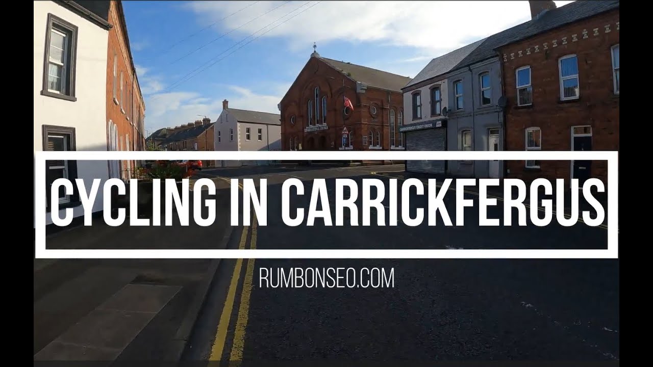 Cycling in Carrickfergus Northern Ireland