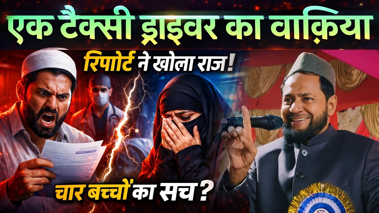 एक टैक्सी ड्राइवर का वाक़िया | चार बच्चों का सच क्या है? | Maulana Jarjis Ansari Latest Bayan 2026