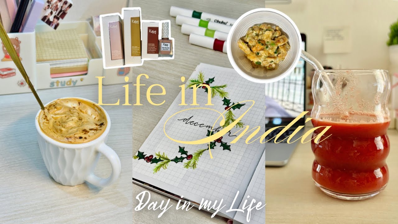 Aesthetic Day in My Life in India 🌿 | Calm Morning, Coffee, Productivity & Cozy Moments