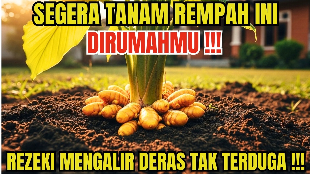 SEKALI TANAM, BERKAH DATANG BERTUBI TUBI! 7 REMPAH INI BIKIN HIDUP LEBIH TENANG DAN KAYA!