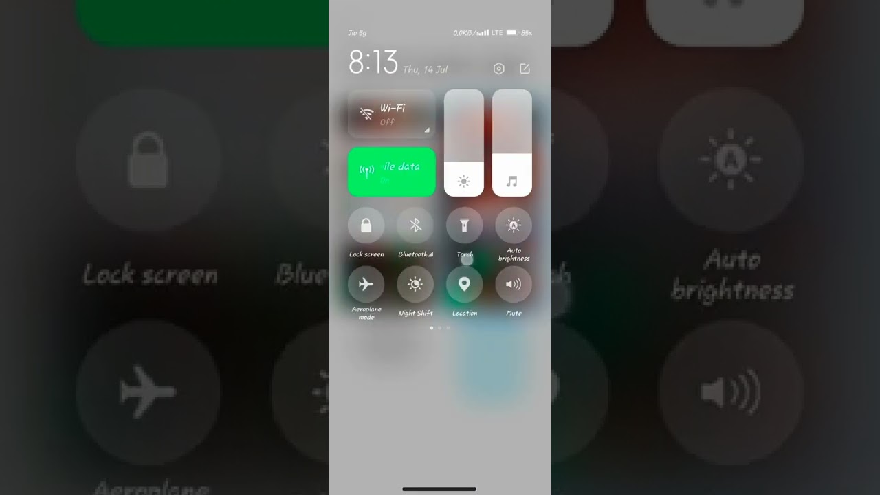 MIUI 13 new update new exciting control centre vs old control centre and notification panel & notch✨