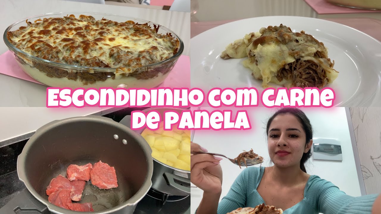 NATI NA COZINHA: ESCONDIDINHO COM CARNE DE PANELA!